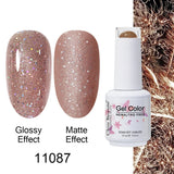 Clou Beaute Gel Nail Polish Neon Brown Royal Blue Red Green Pastal Nude Nail Art Varnishes Gel Lacquer Top Coat UV Gel Nail