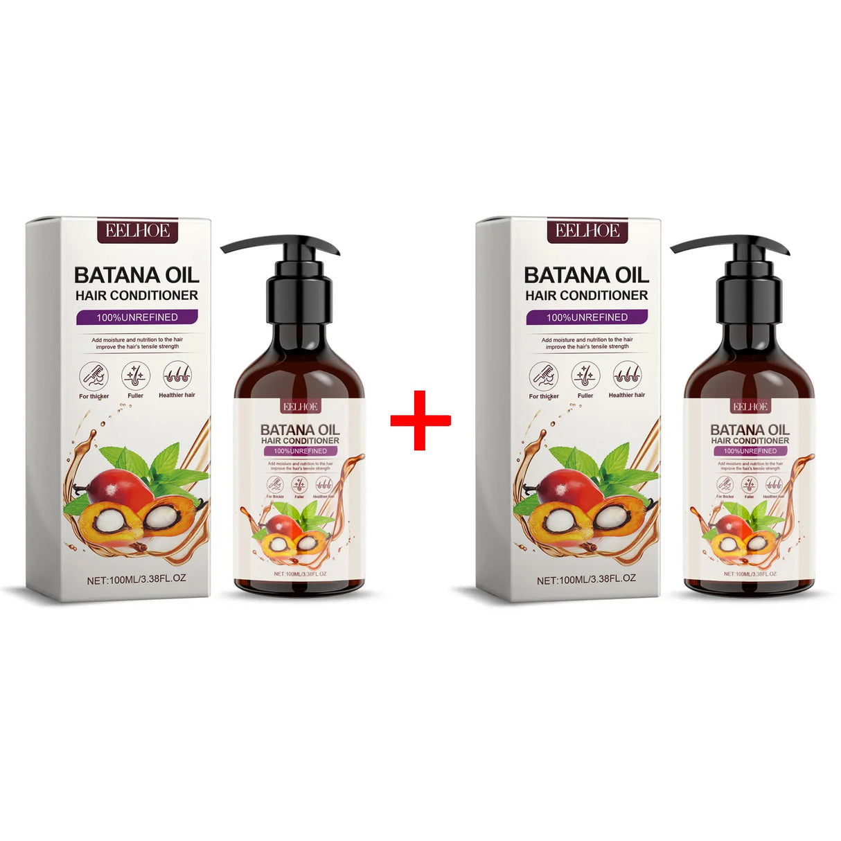 Shampoo And Conditioner Sets Batana Oil For Hair Deep Moisturizing Repair Damaged Hair Treatment Anti Hair Loss Cleansing Care