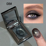 Single Color Glitter Eyeshadow Waterproof Sweatproof Long Lasting Highlight for Party Cosplay