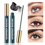 4D Mascara, Black, Waterproof, Ultra-Long, Volumizing, Long-Lasting Smudge-Proof, Perfect Festivals and Special Occasions