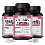 Multi Collagen Peptides Capsules with Vitamin C, Biotin, Support Skin Hair Nail Joint Bone Digestion & Intestinal Wellness