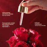 1/2/3pcs 30ML Double Rose Petal Radiance Essence Oil Facial Care Tightening Moisturizing Brightening Face Serum Korean Skin Care