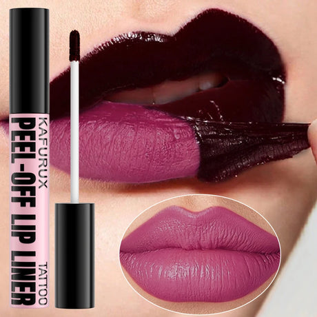 7 Colors Peel Off Lip Stain Reveal Long Lasting Waterproof Pink