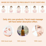 24K Electric Face-Lifting Rose Gold Stick T-Shaped Tacial Massager Skin Tightening Electric Beauty Instrument