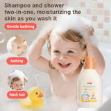 1Pcs 560ml 2 in 1 Shampoo Body Wash Kids Baby Herbal Gentle Penetration Deeply Moisturizing Baby Nourishing Lotion for Children