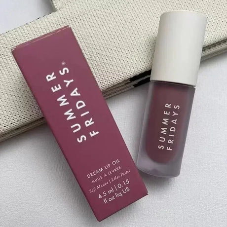 Summer Friday's Lip Balm Moisturizing Mirror Lip Gloss Lip Vanilla Pink Sugar Coffee Cake Smell Lipstick Transparent Makeup Oil