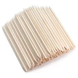 Optional 50Pcs 100Pcs Orange Wood Nail Sticks Double Sided Cuticle Pusher Rhinestone Dotting Tool Household Salon Manicure Pedicure Supply