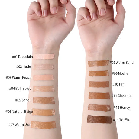 Langmanni 30ml Matte Face Foundation Cream Waterproof  Liquid Foundation Oil Control Cover Base Concealer Makeup Cosmetics