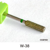 Diamond Ceramic Nail Drill Bits Milling Cutter For Manicure Left Right Rotary Cuticle Files Buffer DIY Nails Accessories Tools