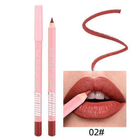 8 Colors Waterproof Lip Liner Pencil Long Lasting Sexy Dark Red Pink Matte Lipstick Pencil Natural Lipliner Pen Red Contour Tint