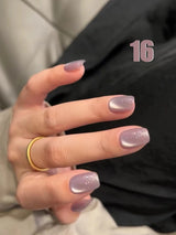 12ml 1-21pcs Brown Gold Cat Eye Gel Nail Polish Hot Selling Winter Whitening Magnet Gel Polish Gold Nails Nail Supplies Nail Art