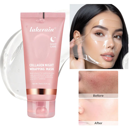 Deep Collagen Mask Korean Peel Off Mask Face Anti Wrinkle Lifting Skin Care Masks Bio Pack Night Wrapping Woman Skin Care