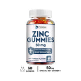 Zinc Gummies 50 Mg - It Helps Improve Cognitive Function, Improve Mood, Enhance Immune Defense, and Antioxidant Effects