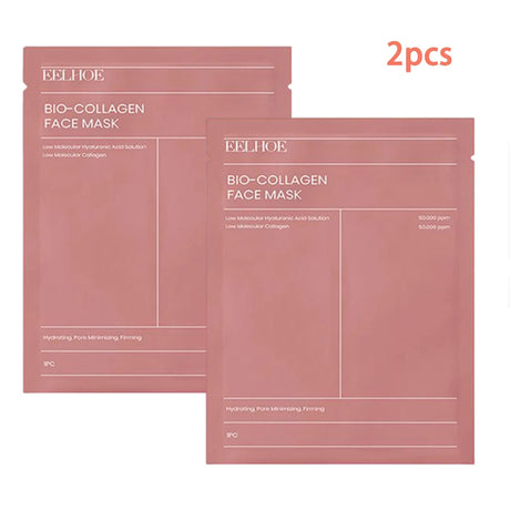 Bio-Collagen face Mask Hydrating Overnight Hydrogel Moisturizing Facial Mask VC Whitening Anti aging Skincare 1/2/5pcs