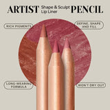 Nude Matte Lip Liner, Waterproof Long Lasting High Pigment Lip Pencil, Smooth Precise Lip Makeup Gift for Women