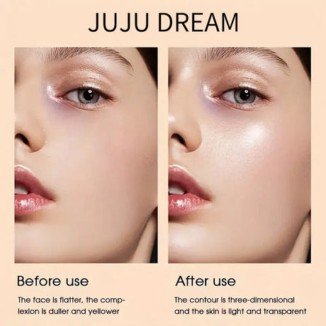 Glowy Highlighter Stick – Shimmer Finish, Waterproof, Long-Lasting, Easy Blend, Multi-Look, Face & Eye Contour, Skin-Friendly