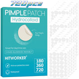 720 Patches / Pack Transparent Hydrocolloid Acne Pimple Patch For Covering Zits and Blemishes Invisibly Spot Sticker