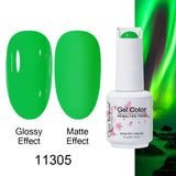 Clou Beaute Gel Nail Polish Neon Brown Royal Blue Red Green Pastal Nude Nail Art Varnishes Gel Lacquer Top Coat UV Gel Nail