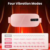 Electric Heating Pad for Period Abdominal Massage Belt Menstrual Cramp Relief Belt Abdomen Warm Palace Vibrating Machine