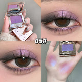 Gemstone Shining Single-color Eyeshadow Diamond Glitter Pearlescent Highlighter Powder Makeup Lasting Shiny Eye Shadow Palette