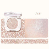 Monochrome Glitter Eyeshadow Pearlescent Highlighter Powder Makeup Diamond Eye Shadow Palette Bright Shiny Eye Makeup Cosmetics