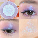 Monochrome Glitter Eyeshadow Pearlescent Highlighter Powder Makeup Diamond Eye Shadow Palette Bright Shiny Eye Makeup Cosmetics