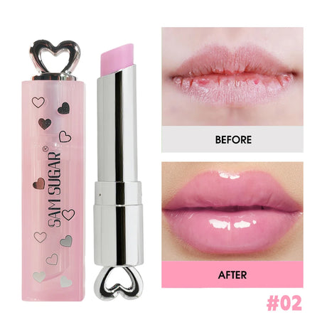 Moisture Lip Balm Hydrating Color Change Nourishing Repair Dark Lines Brightens Jelly Glossy Water Based Tint