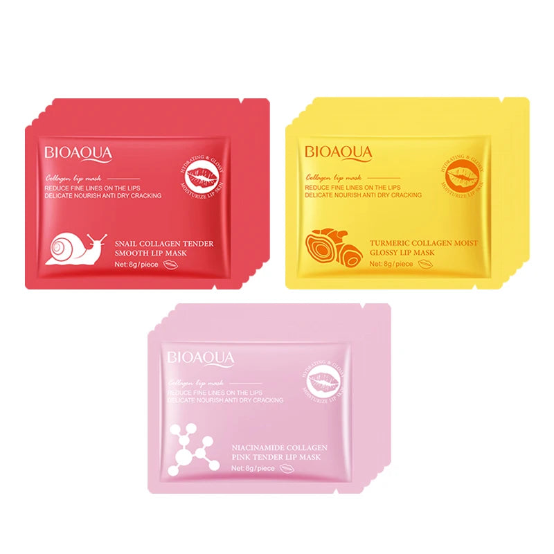 BIOAQUA Snail Crystal Collagen Eye Mask Anti Dark Circles Anti-Wrinkles Moisturizing Whitening Anti-Aging Eye Patches Skin Care