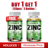 Buy 1 Get 1 Free! Pure Zinc Supplement, for Immune System Booster, Wound Healing & Antioxidant Defense for Year-Round Wellness