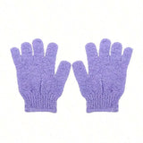 2pcs/6pcs/12pcs Reversible Exfoliating Shower Gloves, Body Scrub Gloves, ,Cleansing Tools Bath Towel Bath Products Back Scrub