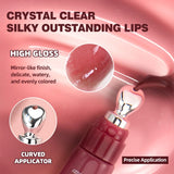 Mirror Lip Gloss, Lightweight Texture, Waterproof and Moisturizing, Long-Lasting Luster, Natural Makeup Effect