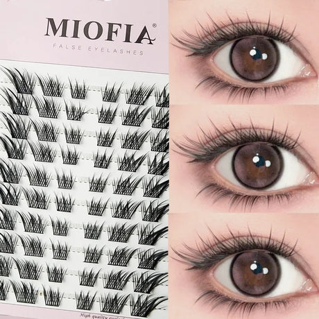 1/box 90 clusters idol False Eyelashes Black Natural Manga Lashes Anime Eyelashes Large Capacity Lashes Extension Chinese Makeup