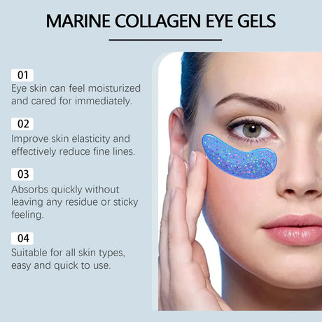 Collagen Firming Eye Mask Anti Dark Circles Nourishing Eyes Bags Removal Fade Fine Lines Repair Lifting Moisturizing Eye Patches