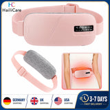 Electric Vibration Abdominal Massager 5 Levels Heating Pad For Menstrual Period Cramps Relief Waist Belly Warm Palace Belt