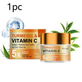 Turmeric Vitamin C Anti-Aging Cream Moisturizing Anti-Wrinkle Collagen Hyaluronic Acid Cream Skin Care Cosmetics