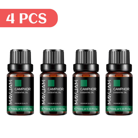 MAYJAM 4 Bottles Essential Oils Jasmine Lavender Eucalyptus Vanilla Sandalwood Frankincense Sweet Orange Patchouli Juniper Oil