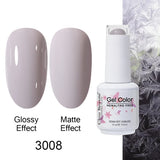 Clou Beaute Gel Nail Polish Neon Brown Royal Blue Red Green Pastal Nude Nail Art Varnishes Gel Lacquer Top Coat UV Gel Nail
