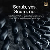 New Soft Silicone Exfoliating Brush Rub Back Brush Body Cleansing Scrubber Brush Shower Gentle Massage Bath Brush Bath Supplies