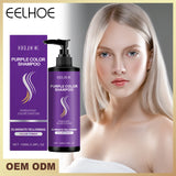 Purple Shampoo, Long-Lasting Color Care, Daily Nourishing, Smooth and Moisturizing Hair, Purple Shampoo