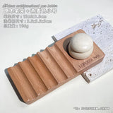 Nail Art Pen Holder Set Made of Natural Wood Multifunctional Color Palette Pen Washing Cup Storage Rack Pen Holder Nail Art Tool