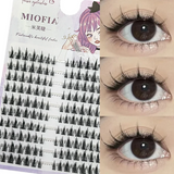 1/box 90 clusters idol False Eyelashes Black Natural Manga Lashes Anime Eyelashes Large Capacity Lashes Extension Chinese Makeup