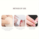 32pcs/Box Strawberry Nail Polish Remover Pads, Soft Absorbable Wipes for Easy Manicure & Pedicure Care