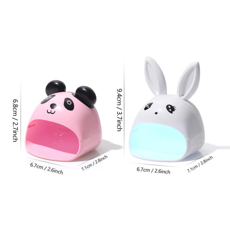 LINAMNDA Animal Nail Lamp Single Finger Phototherapy Machine Nail Dryer Manicure Tools Nails Art UV Gel Polish Drying USB Lamp