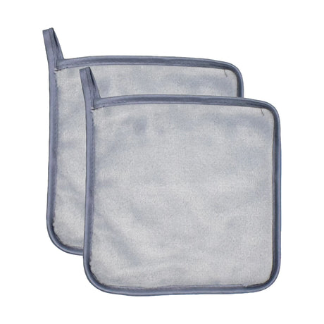 2Pc 15cm Square Makeup Remover Cloth, Makeup Towels Face Washcloth, Makeup Remover Pads Reusable Washable