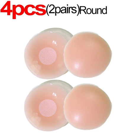 2/20pcs Silicone Nipple Cover Reusable Women Breast Petals Lift Invisible Pasties Bra Padding Stickers Patch Boob Pads Adhesive