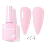 VIP5 Venalisa Nail Gel Polish Jelly Color HEMA/TPO FREE Nude Pink Semi Permanent Soak Off UVLED Gel Polish Sparkle Gel Varnish