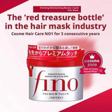 Fino Shampoo Conditioner 550ml Oil Control Volumizing Smooth Hair Mask Repair Dry Damaged Hair Moisturizing Nourishing Treatment