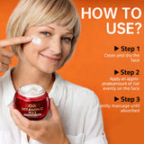 Vitamin C Cream Brighten Skin & Firm, Lock in Moisture for Day and Night Hydration.