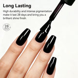 MAYCHAO Glitter Gel Nail Polish 7.3ml Semi-permanent Sequins Shiny Gel Base Top Coat Soak Off UV LED Varnish Nail Art Decoration