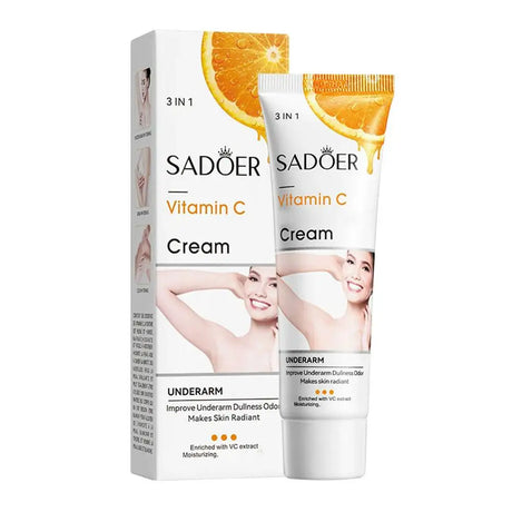 Vitamin C Underarm Cream Skin Whitening Cream For Body, Dark Spot Remover Corrector For Neck,Armpit,Underarm,Elbow, Knees